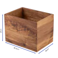Bonzer Buffet Basket - Large - Walnut 36.5 x 26 x H 27 cm - 1