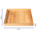 Bonzer Stand Tray Low GN 1/2 - Oak 26.5 x 32.5 x H 4.5 cm - 1