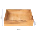 Bonzer Stand Tray High GN 1/2 - Oak 26.5 x 32.5 x H 7.5 cm - 1