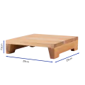 Bonzer Block Riser - Small - Oak 29 x 29 x H 7.5 cm - 1