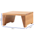 Bonzer Block Riser - Large - Oak 29 x 29 x H 15 cm - 1