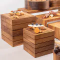 Bonzer Box Riser - Medium - Walnut 20 x 20 x H 20 cm - 2