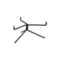 Bonzer Trio Leg Stand - Small - Black S/S Ø36 x H 16.5 cm - 2