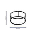 Bonzer Buffet Stand - Small - Black S/S Ø22 x H 9.5 cm - 2