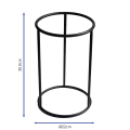 Bonzer Buffet Stand - Extra Large - Black S/S Ø22 x H 35.5 cm - 1