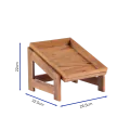 Bonzer 1-Tier Stand GN 1/2 - Oak 26.5 x 32.5 x H 22 cm - 1