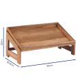 Bonzer 1-Tier Stand GN 1/1 - Oak 53 x 32.5 x H 22 cm - 1
