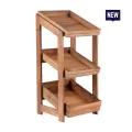 Bonzer 3-Tier Stand GN 1/2 - Oak 26.5 x 32.5 x H 65 cm - 0