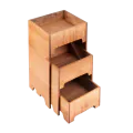 Bonzer 3-Layer Stand - Small - Oak  20 x 34 x H 33 cm - 2