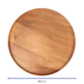 Bonzer Buffet Plinth - Walnut Ø32 x H 2.5 cm - 1