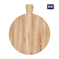 Bonzer Round Board with Handle-05 - Oak 35.5 x 25.5 x H2cm - 0