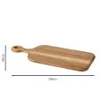 Bonzer Rectangular Board with Handle-04 - Walnut 59 x 25 x H1.8cm - 1