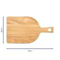 Bonzer Rectangular Board  with Handle-11 - Oak 35 x 20 x H1.6cm - 1