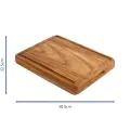 Bonzer Rectangular Cutting Board - Walnut 30.5 x 22.5 x H5cm - 1