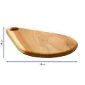 Bonzer Waterdrop Cicchetti Board - Medium - Oak 33 x 24 x H1.6cm - 1