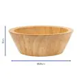Bonzer Acacia Wood Bowl - Ø25 x H9cm - 1