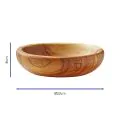 Bonzer Olive Wood Bowl - Ø22 x H8cm - 1