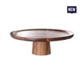 Bonzer Walnut Cake Stand-02 -  Ø25 x H11cm - 0