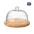 Bonzer Dessert Cheese Dome-01 - Oak Ø24 x H16cm - 0