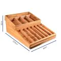 Bonzer Buffet Display Stand - Segment - Oak 72.5 x 51 x H32cm - 1