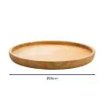 Bonzer Round Service Tray - Large - Oak Ø26 x H3.5cm - 1
