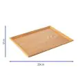 Bonzer Rectangular Service Tray - Small - Oak 29 x 17 x H2cm - 1