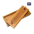 Bonzer Rectangular Tea Tray - Walnut 38 x 15 x H3cm - 0