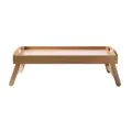 Bonzer Modern Folding Room Tray - Oak 42 x 30 x H4cm - 2
