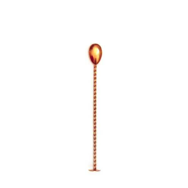 Bonzer Mixing Spoon - Copper Muddler End 25cm