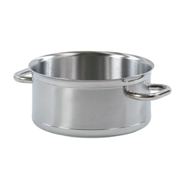 Bourgeat Tradition Casserole No Lid - S/S 240mm / 5.4L Capacity - 683024