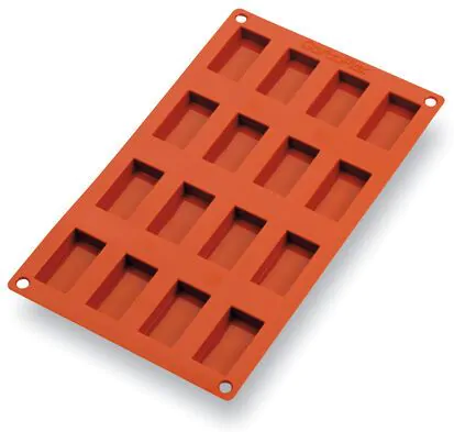 Matfer Gastroflex 16 Financier Mould 49mm - 49mm - 257907