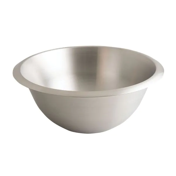 Matfer S/S Half Circle Whipping Bowl - 350mm - 703035