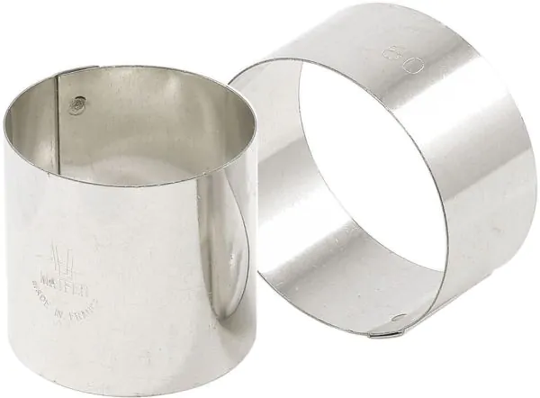 Matfer Tin Round Nonette Frame - 70X45mm - 375345