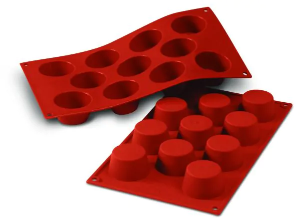 Silikomart Mould Sheet - SF022 - 11 Small muffin 51mm