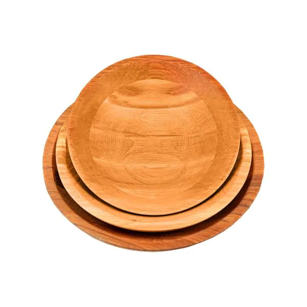 Bonzer Walnut Wood Bowl Set of 3 - Ø21.5/Ø25/Ø28.5cm