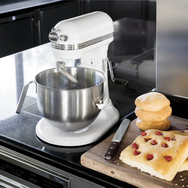 KitchenAid Heavy Duty Stand Mixer - White - UK Plug - 5KSM7591XBWH